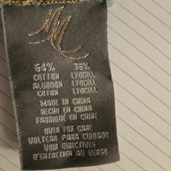 Melissa McCarthy Seven7 Colorblock Chambray Dress - XL - Picture 4 of 10